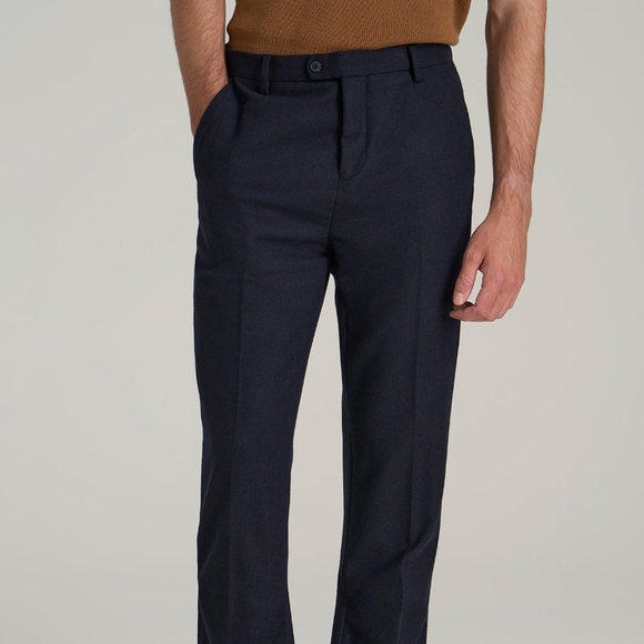 American Tall Other - American Tall Wool Blend Dress Pants for Tall Men in Raven Blue Size 3636 / 36 /
